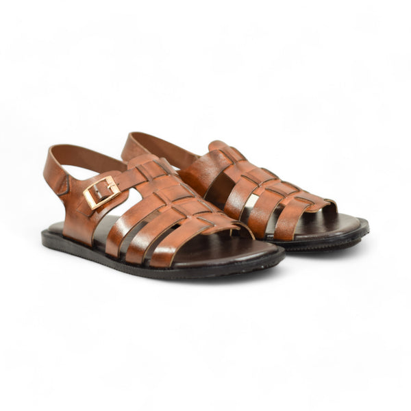 OldKent Strip Pure Leather Sandal