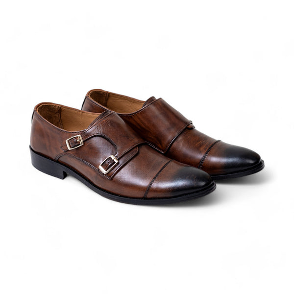 OldKent Double Monk Leather Shoe