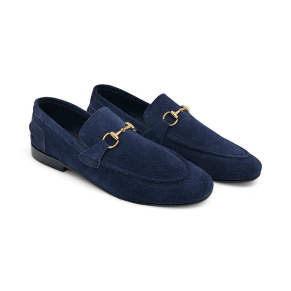 OldKent Navy Suede Leather Loafer