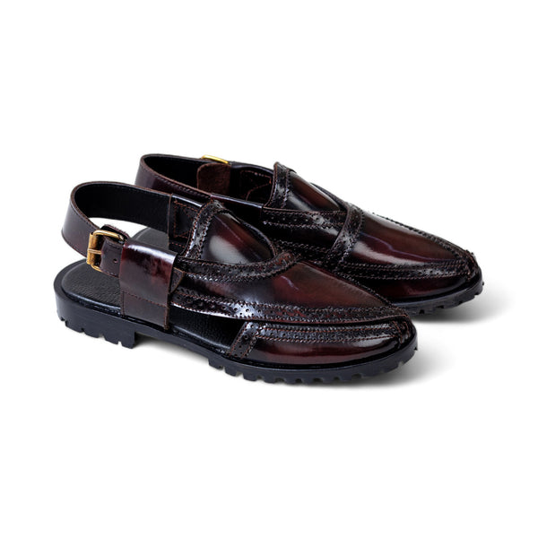 OldKent Maroon Dual Tone Leather Kherri