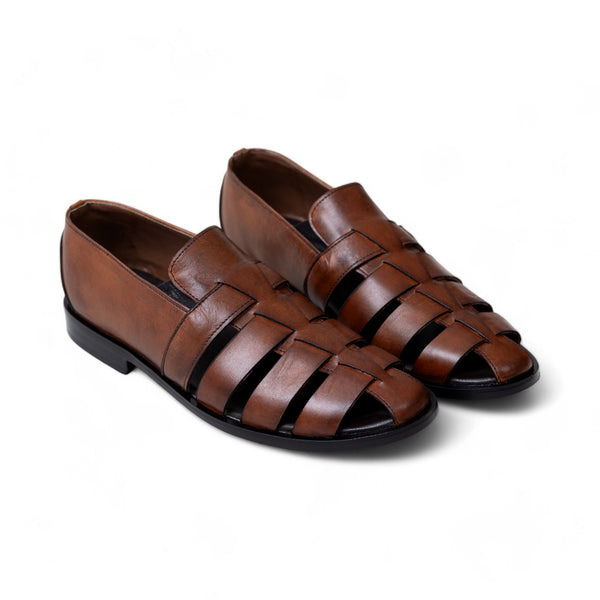 OldKent Rubble Sole Leather Sandal